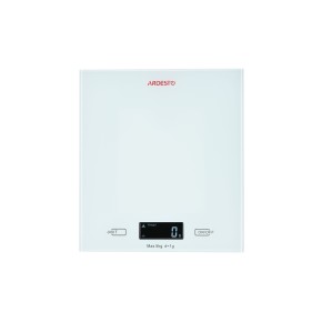 Ваги кухоннi Ardesto SCK-893W, максимальна вага 5 кг/білий