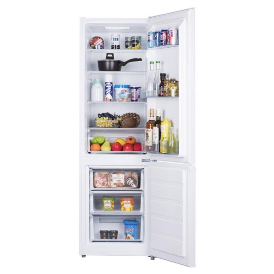 Холодильник с нижней морозильной камерой ARDESTO DDF-M267W180, 180см, 2 двери, Холодильный отдел - 189л, Морозильный отдел - 71л, A+, ST, Белый