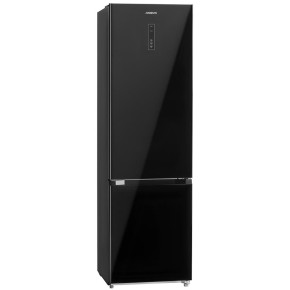 Холодильник з нижньою морозильною камерою ARDESTO DNF-M326GL200, 201см, 2 двері, Холодильний відділ - 240л, Морозильний відділ - 76л, A++, NF, Чорний