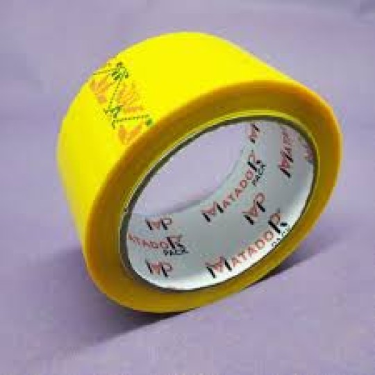 Скотч MATADOR PACK, 48*100, 40 мкм, желтый (2528) (9541)