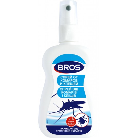 Репелентний засіб "BROS Спрей від комарів і кліщів" 50мл