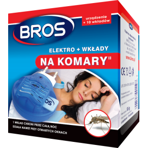 Інсектицидний засіб "BROS Електрофумігатор+ 10 пластин від комарів "(061149)