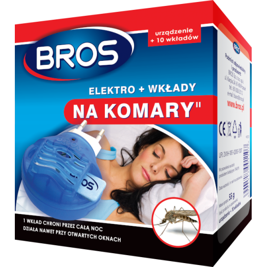 Інсектицидний засіб "BROS Електрофумігатор+ 10 пластин від комарів "(061149)