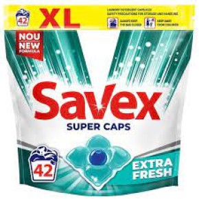 Savex капс д/пр super caps extra fresh 42 шт