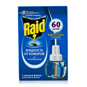Рідина Raid проти комарів (для фумігатора) 60 ночей