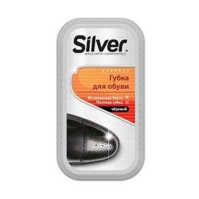 Взут.догляд Silver Губка-блиск міні чорна PS1004-01