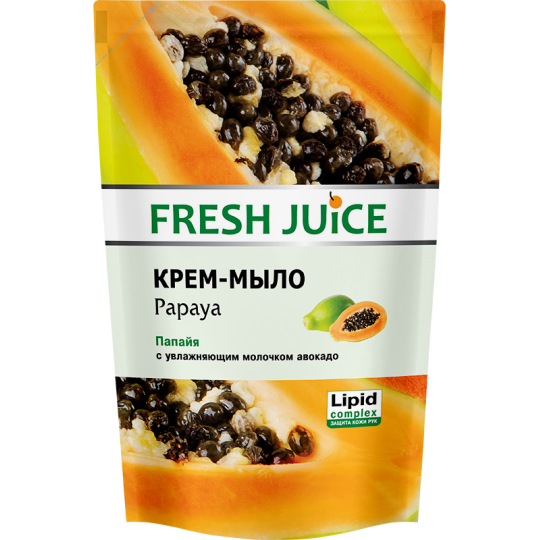 Рідке крем-мило Fresh Juice Папайа 460 мл (дойпак)