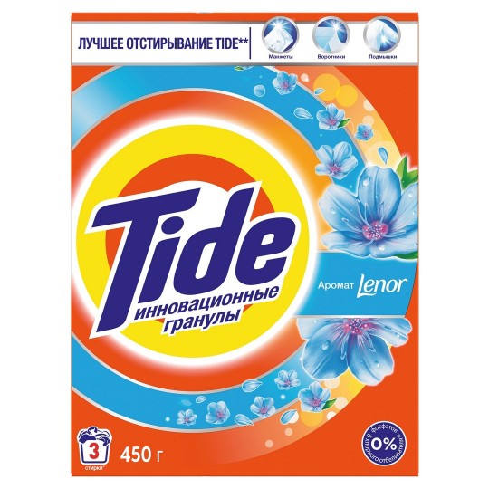 Порошок TIDE Авт450гLenor Touch of Scent