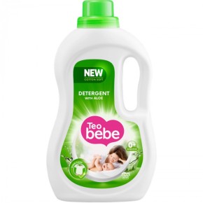 Засіб для прання рідкий TEO bebe just essentials cot soft aloe 1,1л (6)