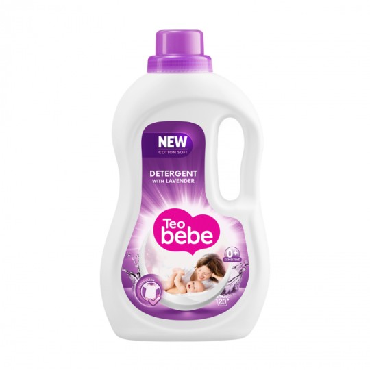Засіб для прання рідкий TEO bebe just essentials cot soft lavender 1,1л (6)