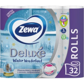 T/п Zewa Deluxe Pure білий 4 3 шара (732) (30576)
