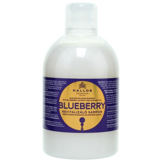 Шампунь Kallos KJMN1156 Blueberry Shampoo 1000мл (з екстрактом чорниці) (12шт)