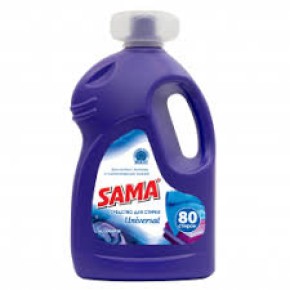Засіб для прання"SАМА""Universal" для бавовняних, лняних та синтетичних тканин 4000 мл