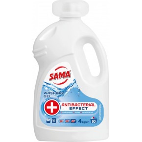 Засіб для прання бавовняних, лляних, синтетичних речей Антибактеріальний Ефект SAMA 4000 мл