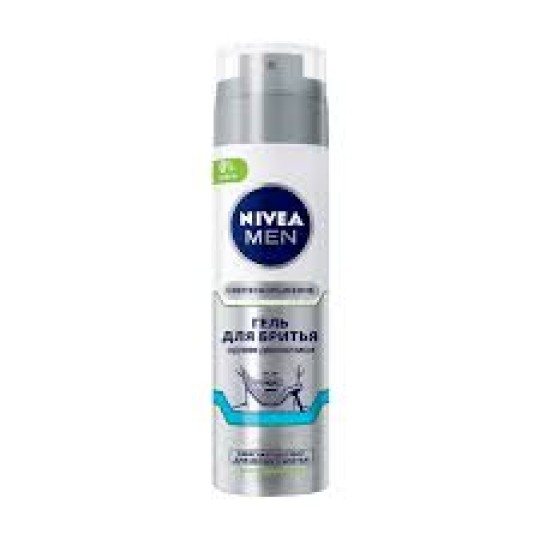 NIVEA MEN гель 200 для гоління 3-ден щетини для чутл шкіри