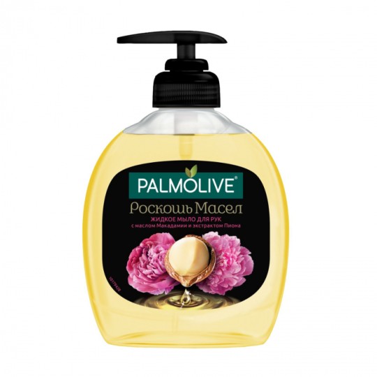 Мило рідке PALMOLIVE "Розкіш Олій" з олією Макадамії та екстрактом Півонії 300мл