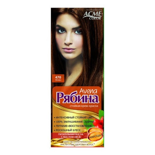 Крем-фарба "ACME-COLOR" Рябина 470 "AVENA" Мокко (12226.47)