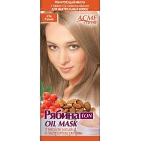 Тонуюча маска для волосся ACME-COLOR "Рябина TON oil mask" русий 014 (12039.014)