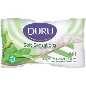 Мило DURU Soft Sensations зелений чай та крем 80г