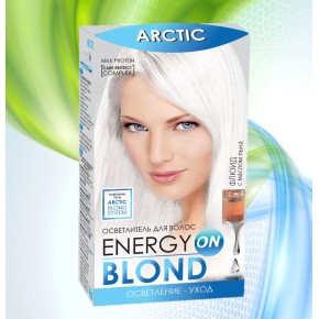 Освітлювач для волосся "Energy Blond ARCTIC з флюїдом" (12010)