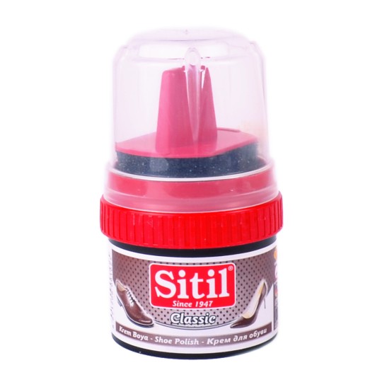 Sitil Класичний Крем для взуття 60 мл темно-коричневий