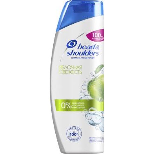 HEAD & SHOULDERS Шампунь проти лупи Яблучна свіжість 600мл