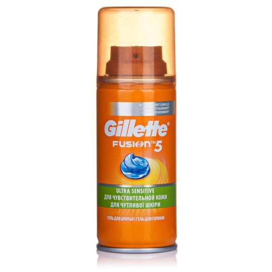 GILLETTE FUSION Гель для гоління Ultra Sensitive (для чутливої шкіри) 75мл