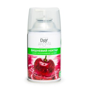 Ароматизуючий і дезодоруючий засіб DOMO Dry Aroma "Вишневий нектар", 250 мл (балон 340) (XD 10219)