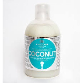 KALLOS KJMN COCONUT шампунь для волосся зміцнюючий з кокосовою олією 1000 мл