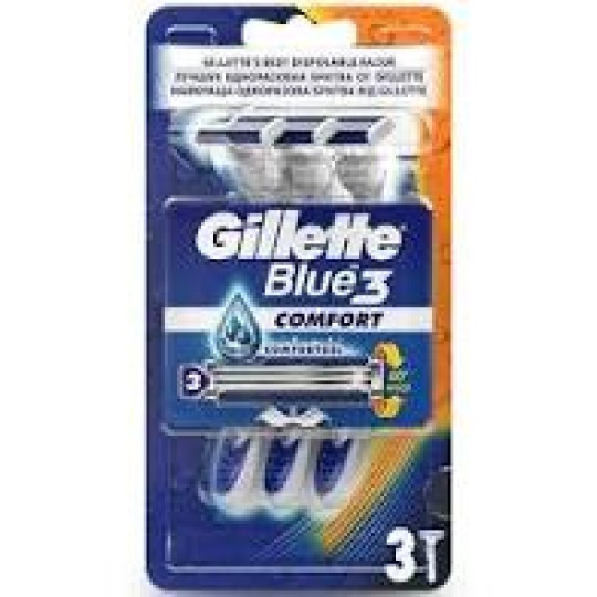 Одноразові бритви GILLETTE BLUE 3 Comfort 3шт