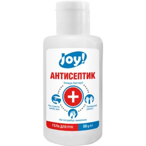 Гель для очищення рук з антисептичним ефектом ТМ "Joy!" 50 г