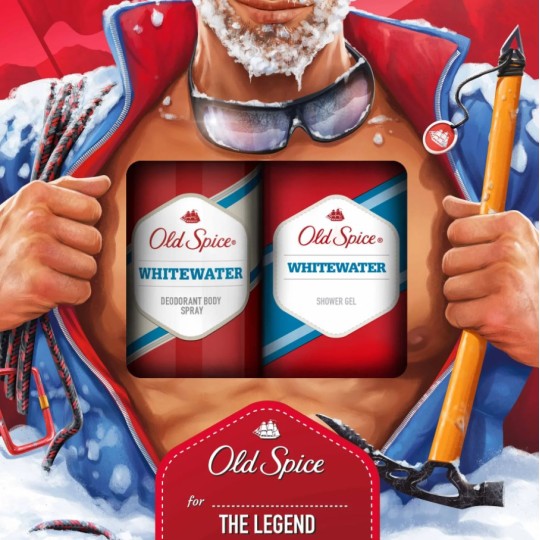 ПН OLD SPICE Аерозольний дезодорант Вайтвотер 150мл+Гель для душу Вайтвотер 250мл 1набір