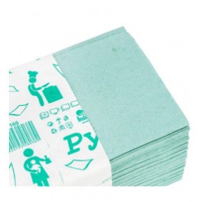 Рушники паперові (зелені) 160 Малинський папір