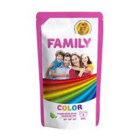 Гель для прання Family для кольорових речей 200г (DOYPACK)