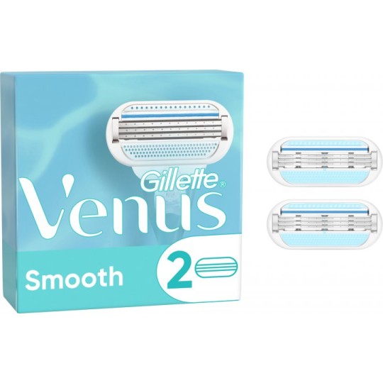 GILLETTE VENUS, Гладкість шкіри,  Змінні касети, 2шт