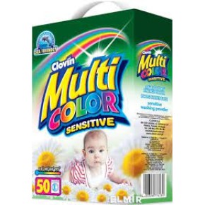 MULTICOLOR Sensitive порошок для прання дитячої білизни, 5кг к/к