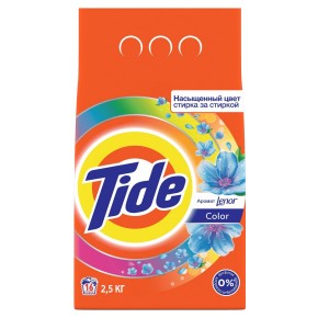 Порошок TIDE Авт 2,5кг СМЗ порошк. Color Lenor Touch of Scent 2.5кг