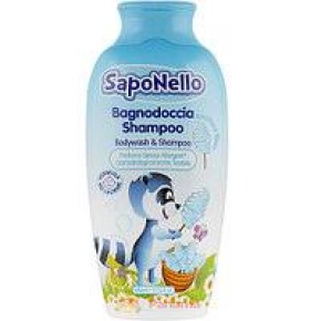 Paglieri SapoNello Doccia Дитячий Шампунь та піна для ванни Солодка вата 400мл