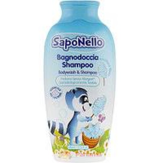 Paglieri SapoNello Doccia Дитячий Шампунь та піна для ванни Солодка вата 400мл