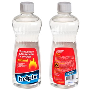 Разжигатель для дерева и угля HELPIX 1 л (жидкий)