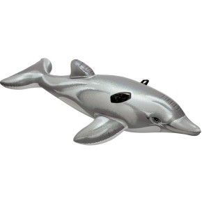 Надувн. "Дельфин" 58535 (6шт) вініл, з ручками (3+років), рем комплект, в кор. 175*66см