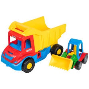 Іграшка "Multi truck" вантажівка з трактором (39219)