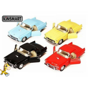 Машина метал."Kinsmart" KT5319W (96шт/4)"Ford Thunderbird 1955" в кор. 16*8,5*7, 5см