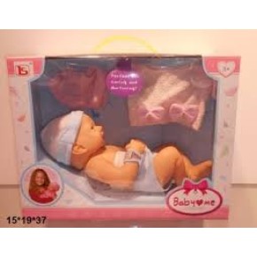 Лялька-пупс 14 см LS1401A новорожденный с аксес.розпак.кор.37*15*29 ш.к./36/ (LS1401A)69027