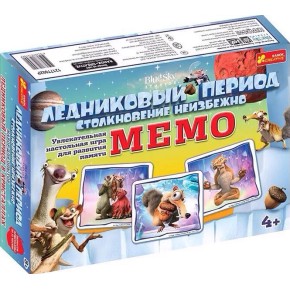 Настільна гра "Мемо.Льодовіковій період" 12177002Р (1986)