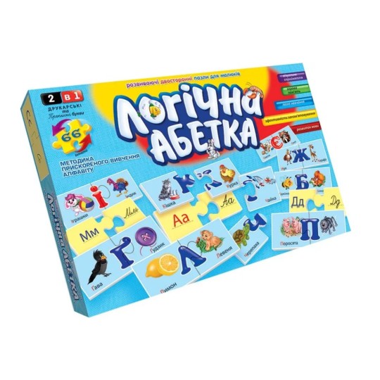 Игра Логическая Алфавит /12/ (DT66Asp-U)