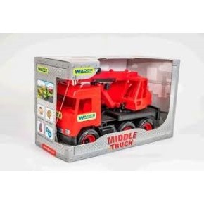 Авто "Middle truck" кран (червоний) в коробці (39487)