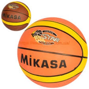 М'яч баскетбольний VA 0058 розмір 7, гума, 12 панелей, 2 кольори, 580-600г, кул.