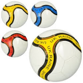 М'яч футбольний EV 3239 розмір 5, ПВХ 1,8 мм., 300-320 г., 4 види (країни), кул.