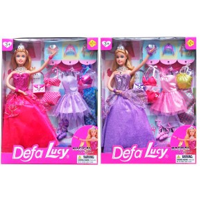 Лялька "Defa Lucy" 2 види, з одягом, аксес, в кор. / 24-2 / (8269)